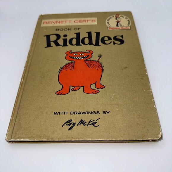 Bennett Cerfs Book Of Riddles W/ Illustrations By Roy McKie Hardcover Beginner - Picture 1 of 9